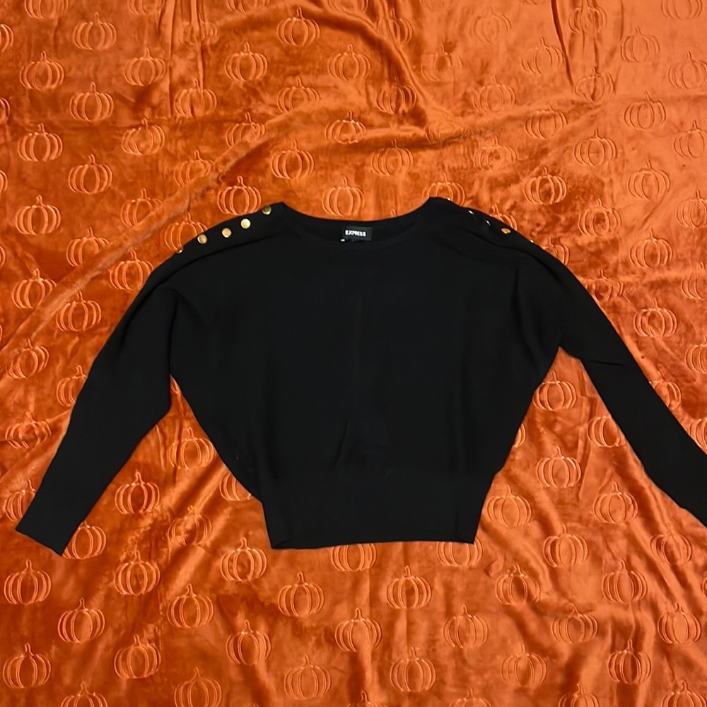 Womens Express Black Sweater Sz M